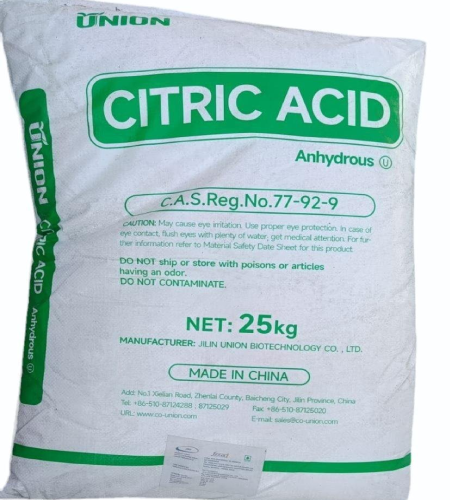 Union Citric Acid Anhydrous Chemical
