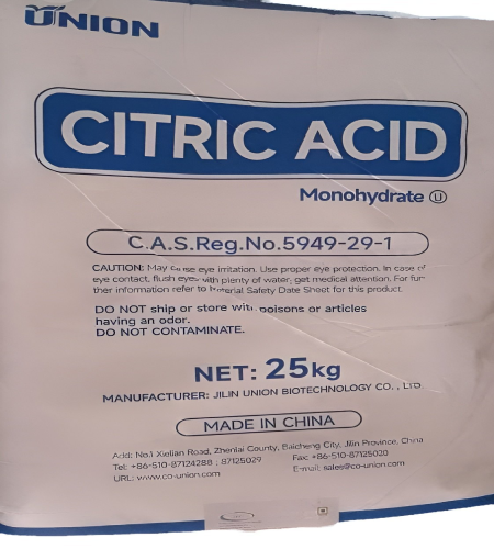 Union Citric Acid Monohydrate Chemical